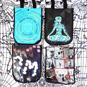Lululemon || Bundle of Rare Reusable Tote Designs